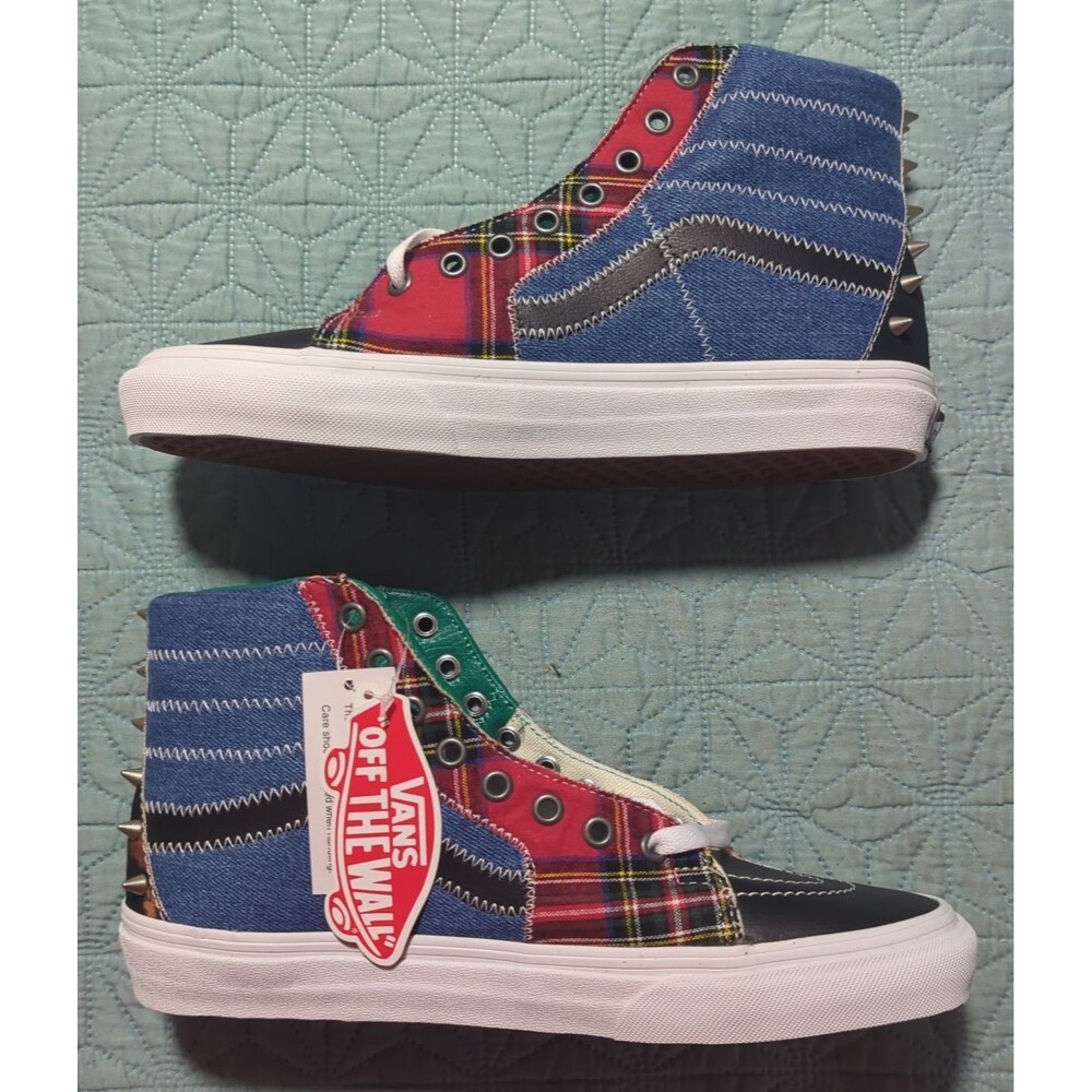 Vans Sk8-Hi Tartan Daze Men's Sz 8.5/ Women's Sz 10 New in Box VN0A32QG9GB